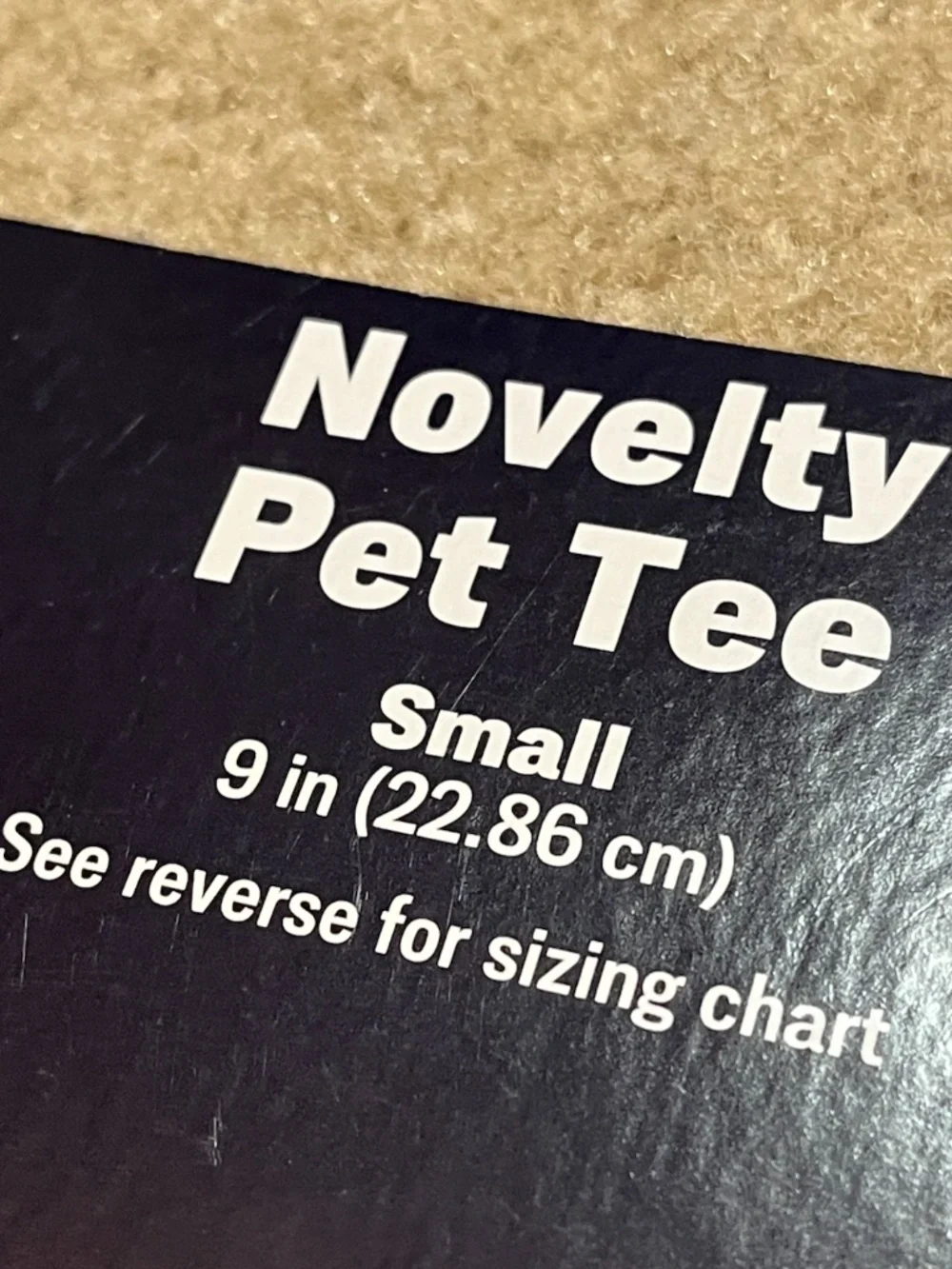 Halloween Novelty Pet Tee 🎃🐾 | “I Bark at BAD Costumes” | Small | NWT
